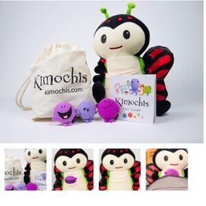 Kimchi’s 13” BUG plush with three feelings